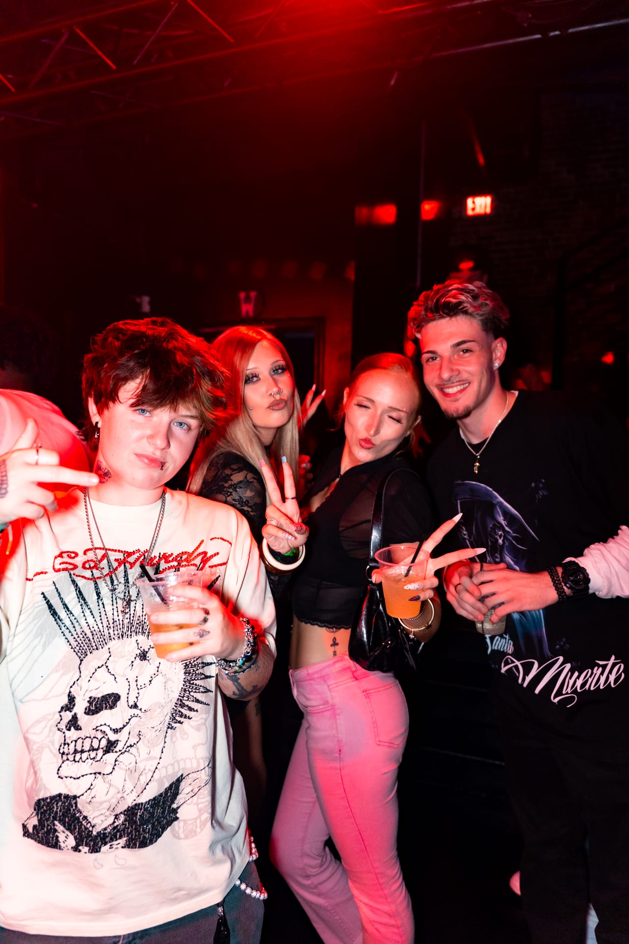 A group of guests enjoying a Saturday night at CTRL in downtown Springfield, Missouri.